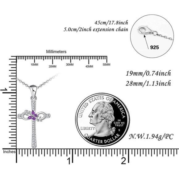 𝅺cross Necklace for Women - Picture 5 of 5